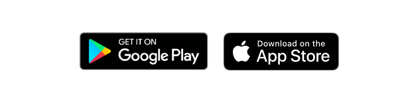 Google Play and App Store Logos