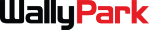 WallyPark logo with Wally in bold black letters and Park in bold red letters on a light gray background.
